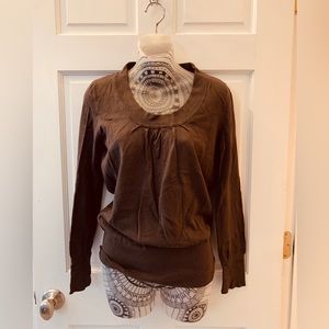 pull over scoop neck casual sweater